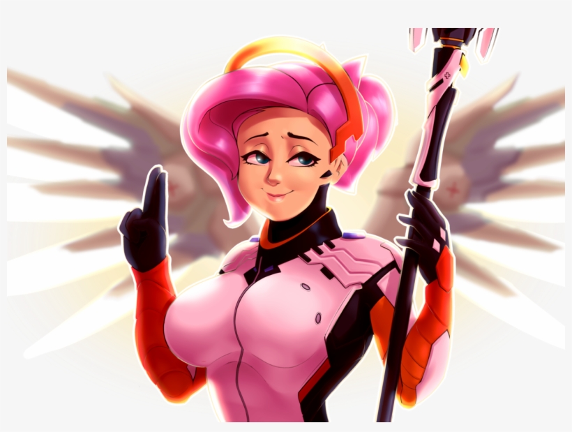 Absurd Res, Artist - Overwatch Mercy Fluttershy, transparent png