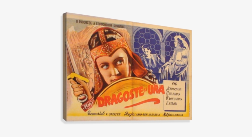 Love And Hate Movie Poster Canvas Print - Film, transparent png