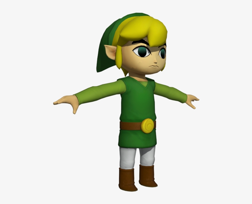 Download Zip Archive - Toon Link Model, transparent png