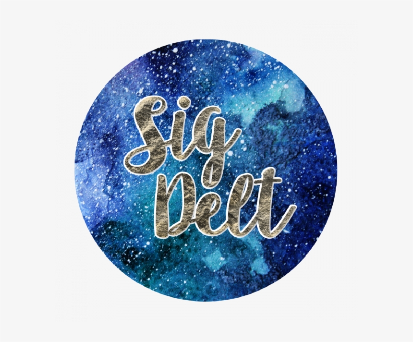 Sigma Delta Tau Pop Socket - Calligraphy, transparent png