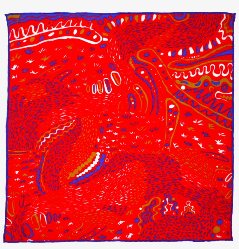Pond Of Paisley Red - Visual Arts, transparent png