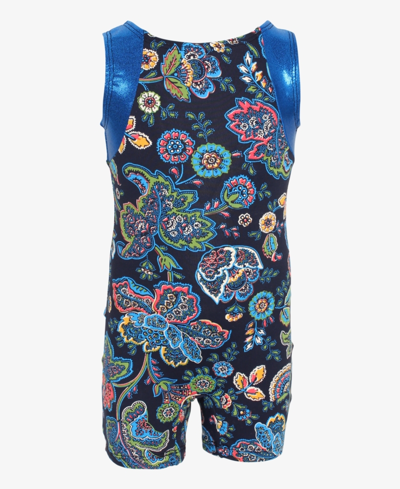 Pacific Paisley Tank Unitard, transparent png
