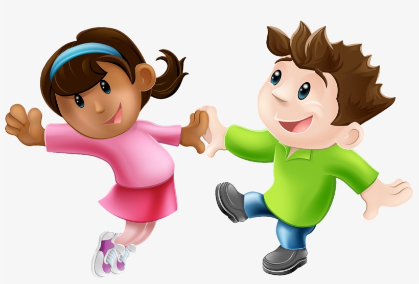The Gallery For > Kids Playing Png - Dance Cartoon, transparent png
