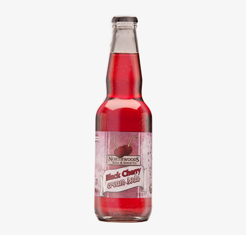 Black Cherry Cream Soda - Northwoods Black Cherry Soda, transparent png