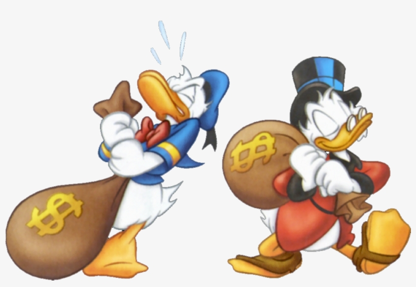 Scrooge Mcduck Money Bags - Scrooge Mcduck Money Bag, transparent png