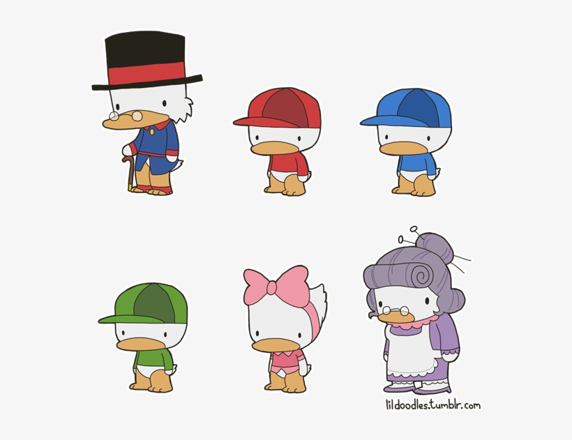 This Pack Includes Scrooge Mcduck, Huey Duck, Dewey - Huey Dewey Louie Webby 2018, transparent png