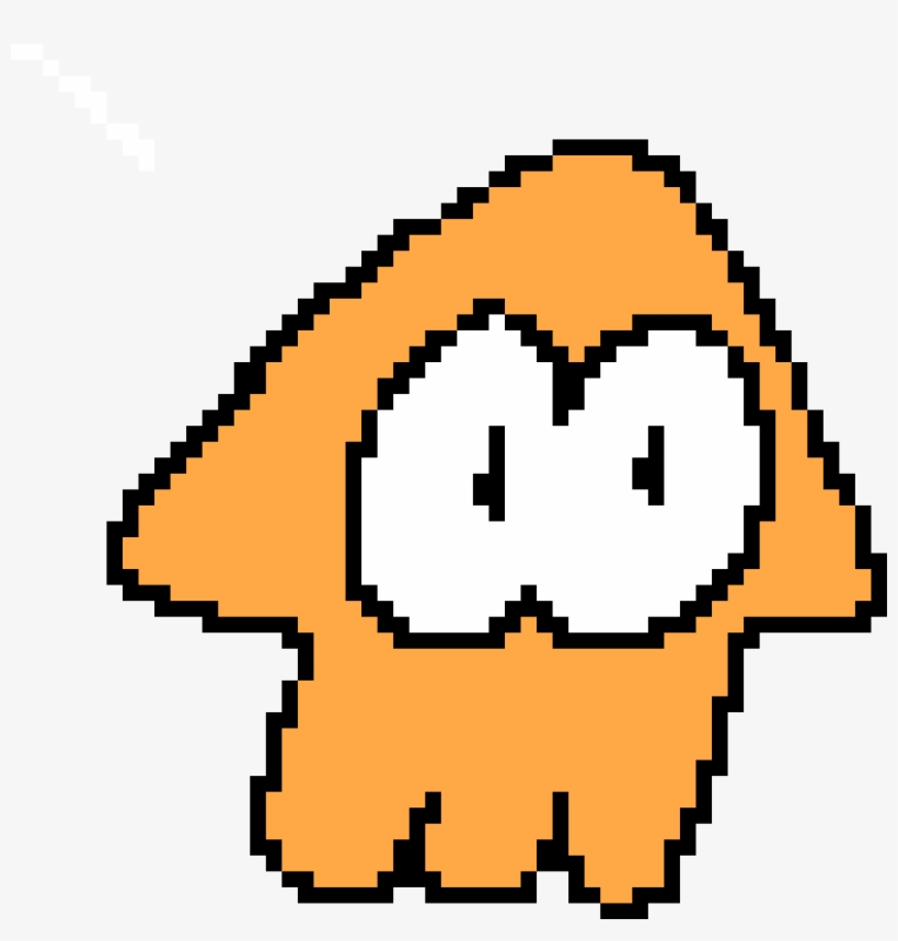 Splatoon Squid - Pixel Splatoon Squid, transparent png