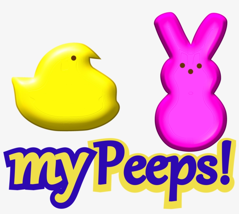 Peeps Svg Marshmellow - Peeps Clipart Transparent, transparent png