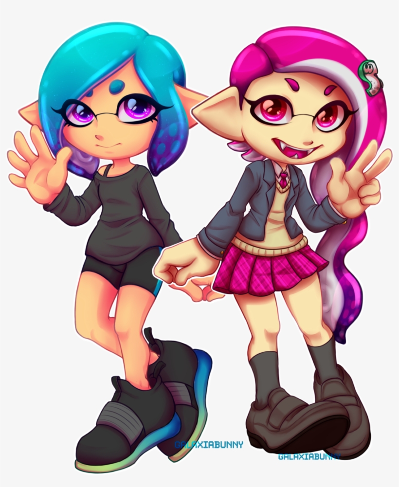 Galaxiabunny Ghlhxiabu Eyewear Vertebrate Cartoon Fictional - Splatoon, transparent png