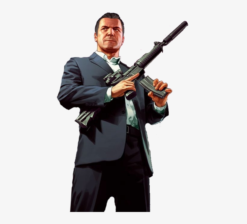 Gta5 Micheal-png - Gta V Michael Png, transparent png