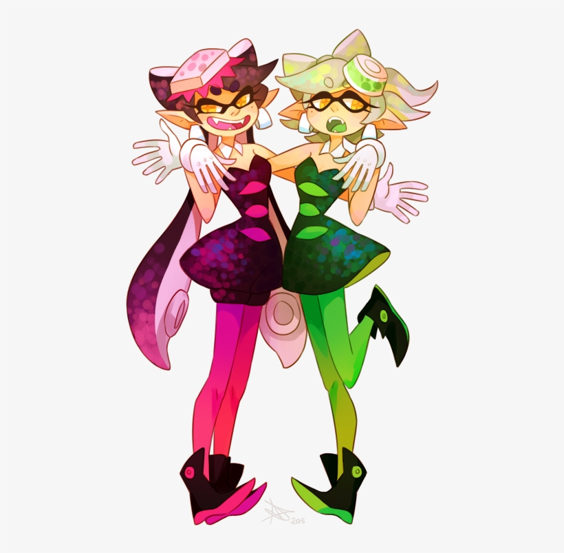 Tumblr Npyyd2wcq41rogx6xo1 500 - Fanart Callie And Marie, transparent png