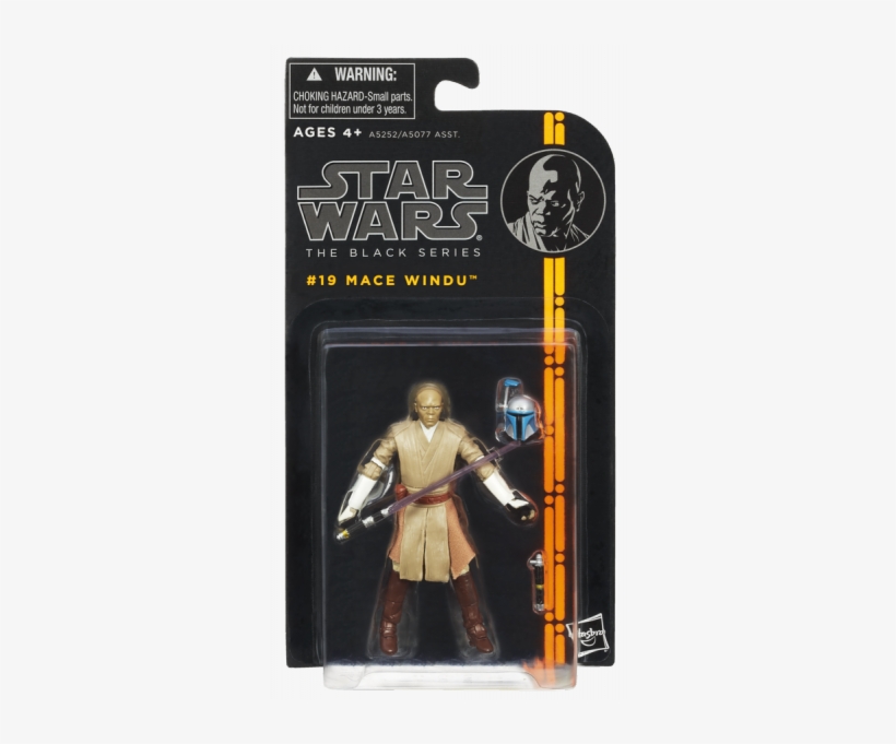 Black Series - Star Wars Black Series 6 Inch Mace Windu, transparent png