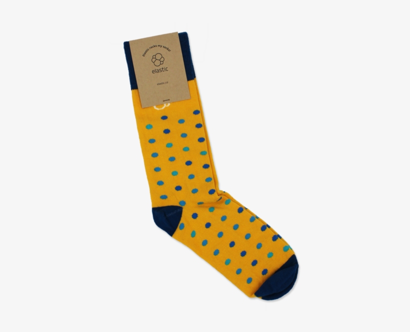 Yellow Dot Graph - Sock, transparent png