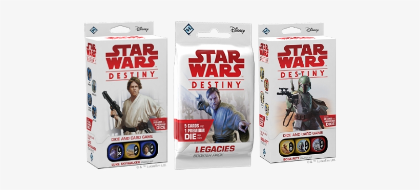 Luke Skywalker Starter Set, Legacies Booster Pack, - Star Wars Destiny - Luke Skywalker Starter Set, transparent png