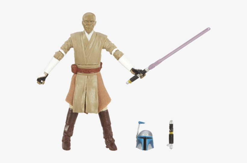 Be - Star Wars The Black Series Mace Windu 3.75", transparent png