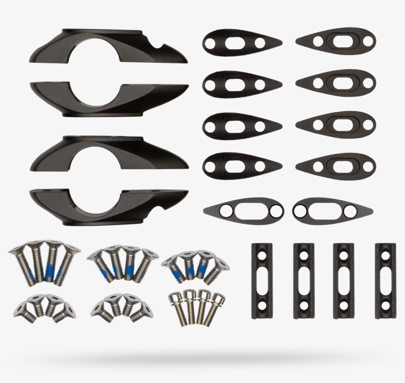 Pro Missile Evo Clip-on Brackets - Pro Clip On Supports Missile Evo, transparent png