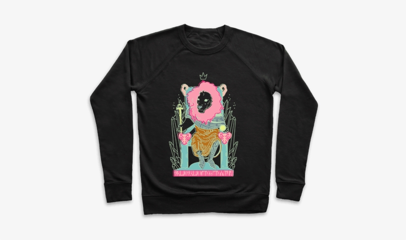 The Emperor Lion Pullover - Cat Mom Shirt, transparent png