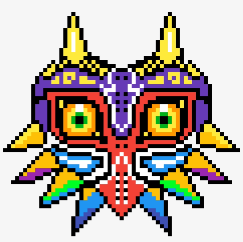 Majora's Mask - Majora's Mask Cross Stitch Pattern Free - 1159x1159 PNG ...