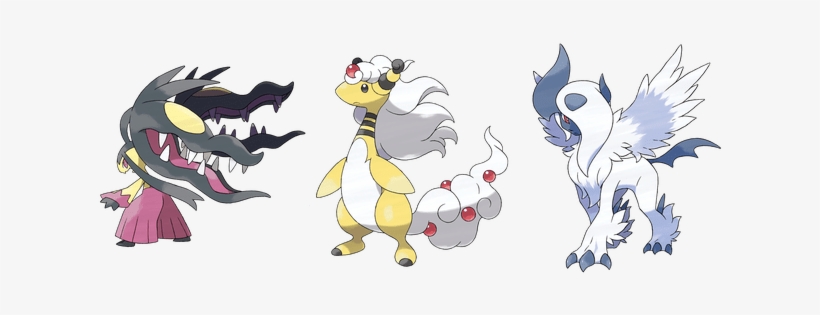 1376277632 Mega Mawile Mega Ampharos Mega Absol Png - Pokemon Ampharos Mega, transparent png