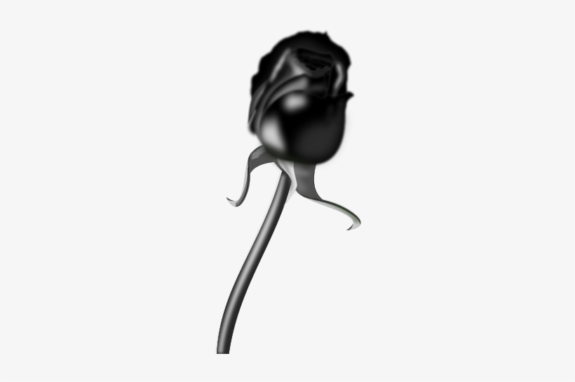 Rosa Negra Clipart Png, transparent png