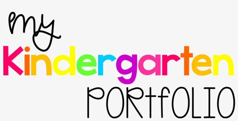 My Kindergarten Portfolio, transparent png