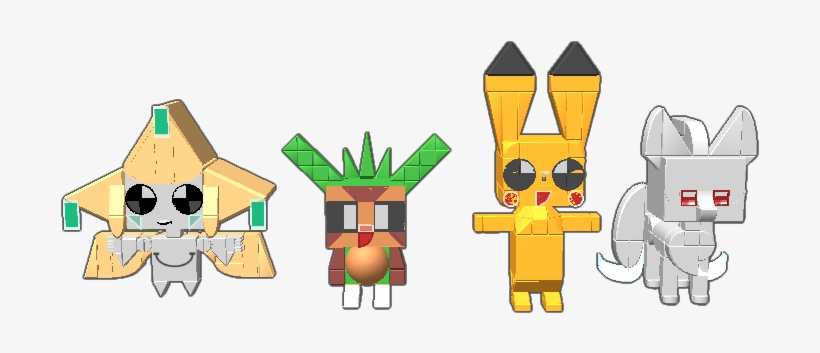 Pikachu Jirachi Chespin Alola Ninetails - Cartoon, transparent png