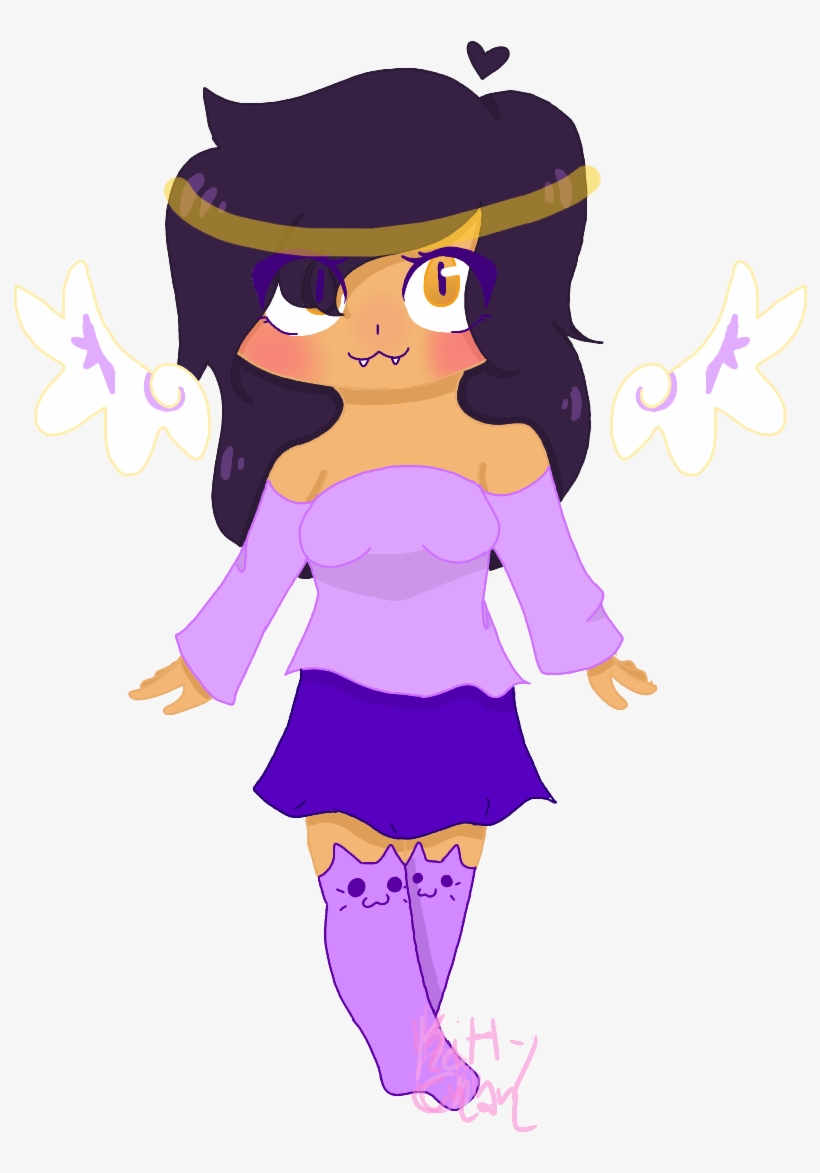 I Drew Jessica In Her Angelville Outfit And Kawaii~chan - Cartoon, transparent png
