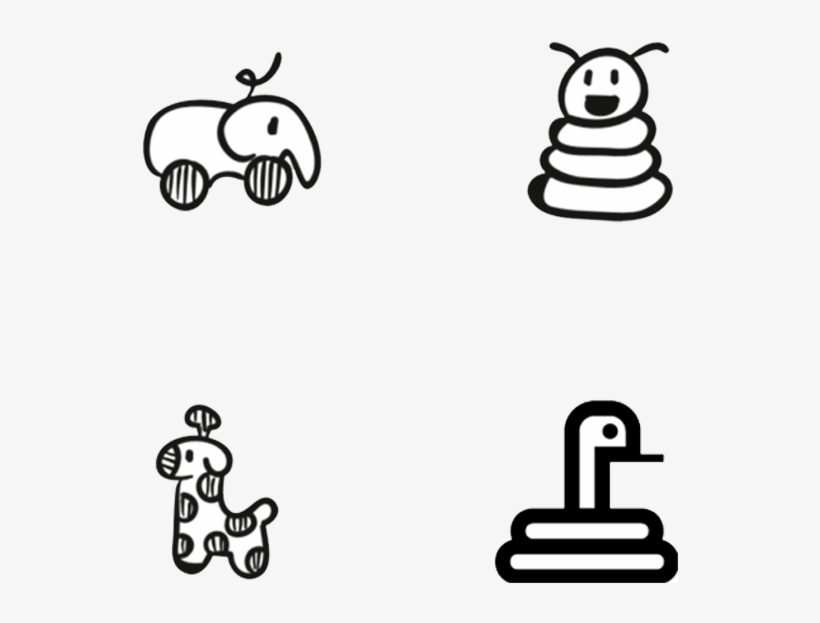 Iconos De Animales Graffiti Pintado A Mano - Portable Network Graphics, transparent png