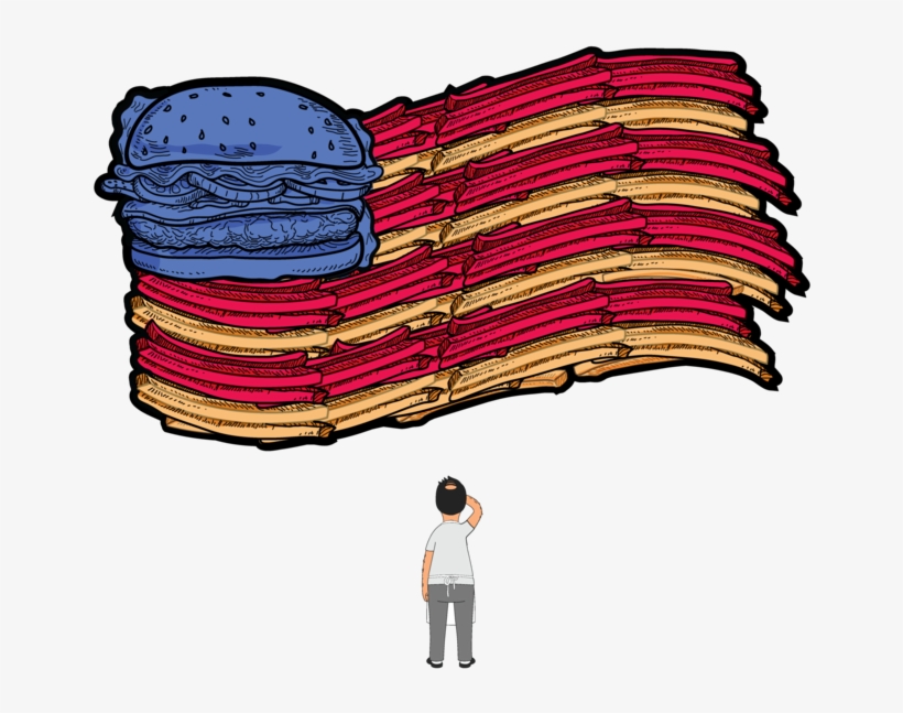Bb Tm Burgerflag - Bob's Burgers, transparent png