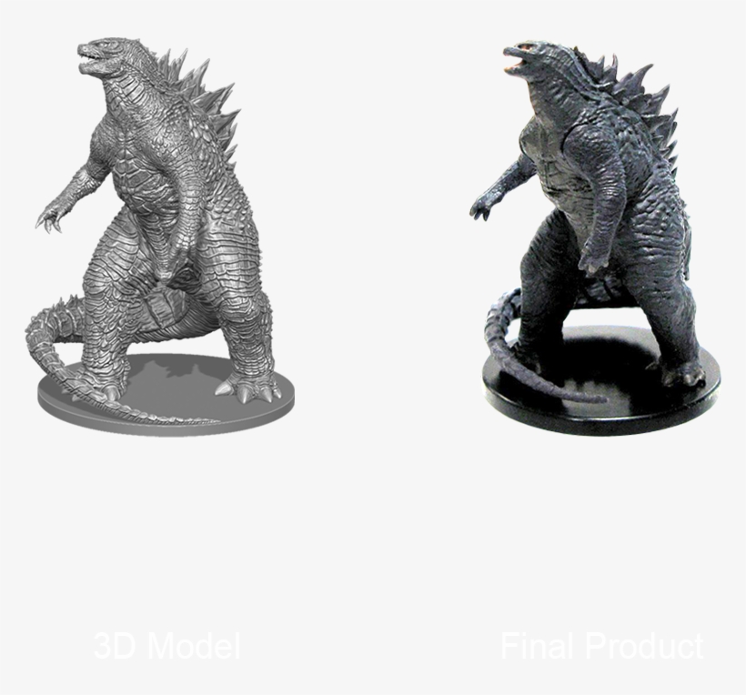 Godzilla2014-main - Neca Wizkids Godzilla 2014 Movie Mini Figure Series, transparent png