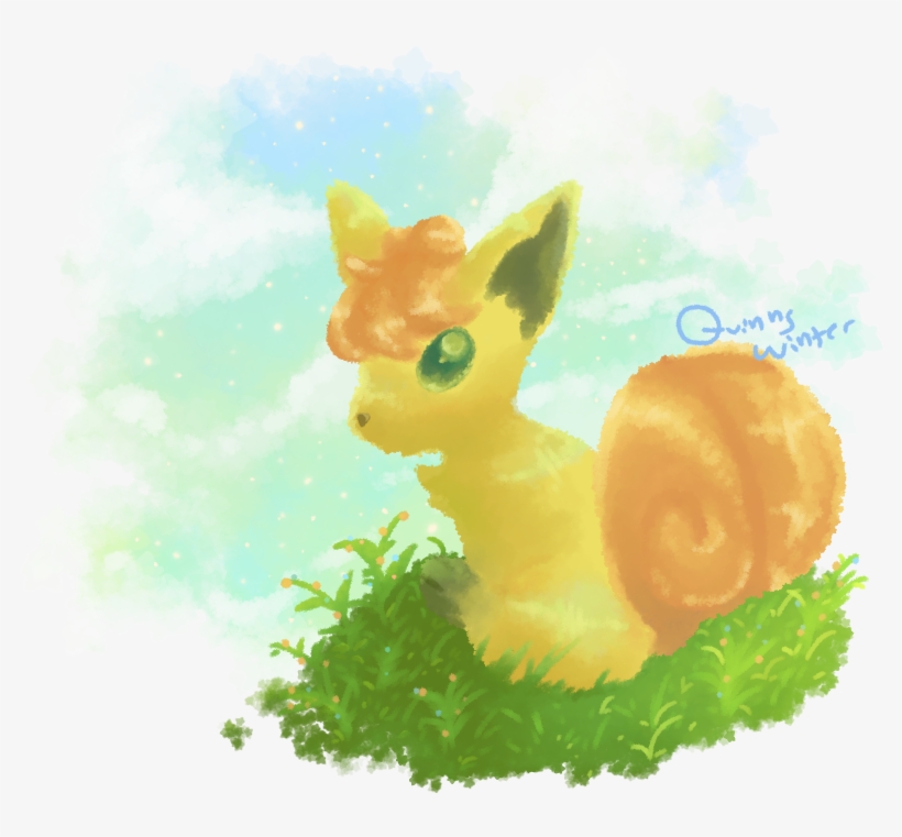 Shiny Vulpix For Stuff - Illustration, transparent png