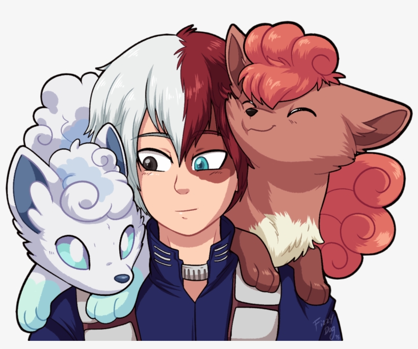 Soloshouto With Vulpix And Alolan Vulpix By Fizzy-dog - Art Is Hard, transparent png