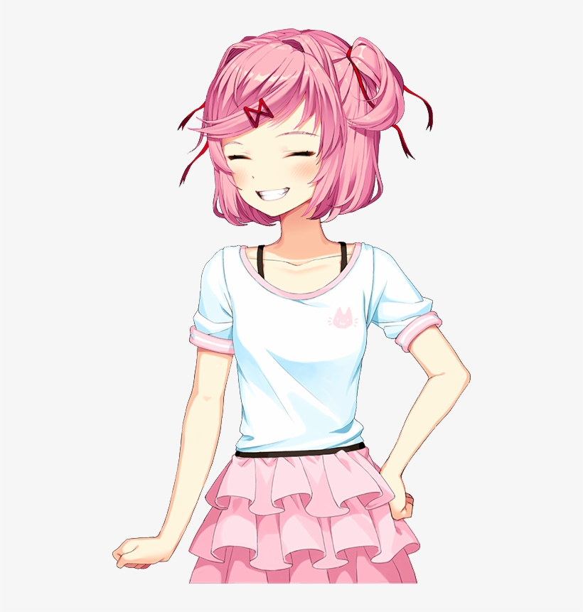 View Samegoogleiqdbsaucenao 1510821193192 , - Doki Doki Literature Club Natsuki Route, transparent png