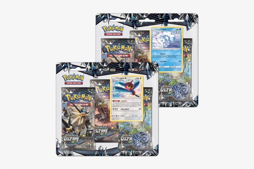 Sun & Moon Ultra Prism 3 Pack Blister Pack - Ultra Prism 3 Pack Blister, transparent png
