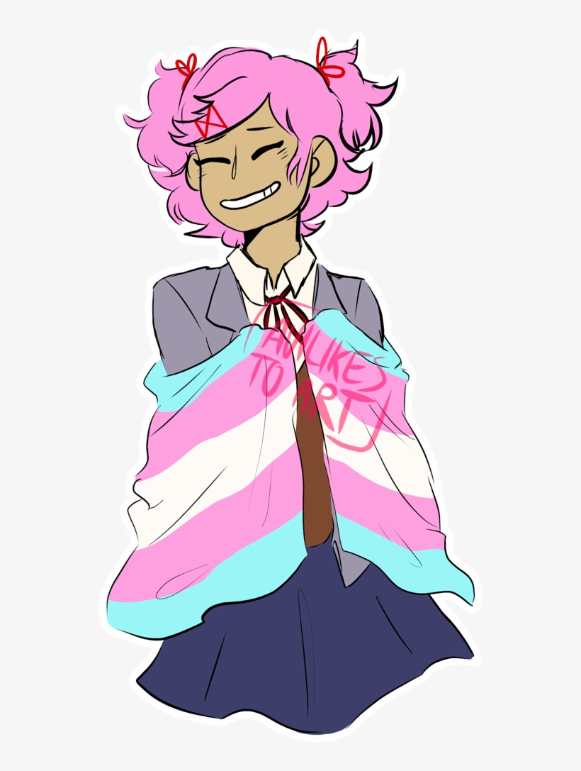 Hey Uhhhhhh Transgirl Natsuki Is The Best And If You - Cartoon, transparent png
