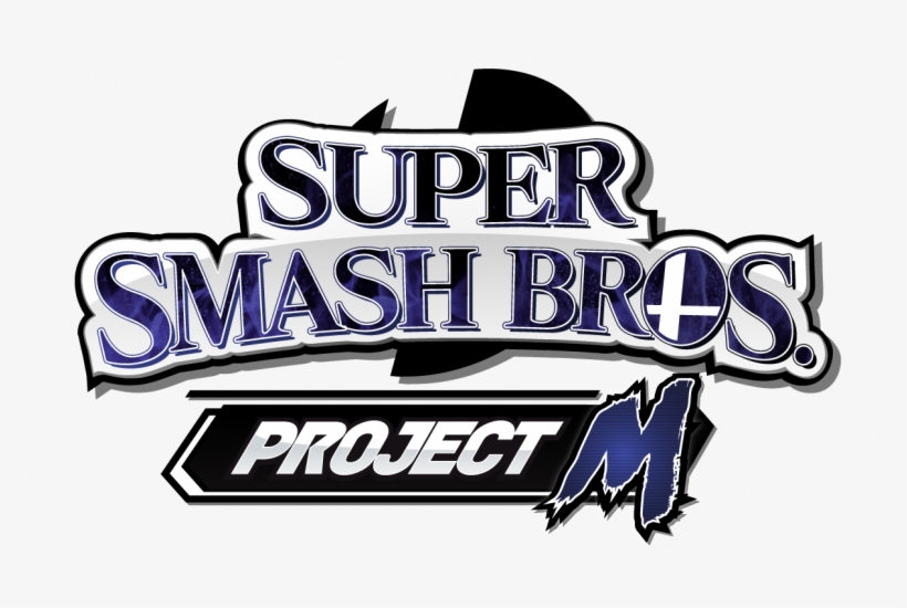 Smash Bros Mod Project M Ceases Development - Super Smash Bros Project M Logo, transparent png