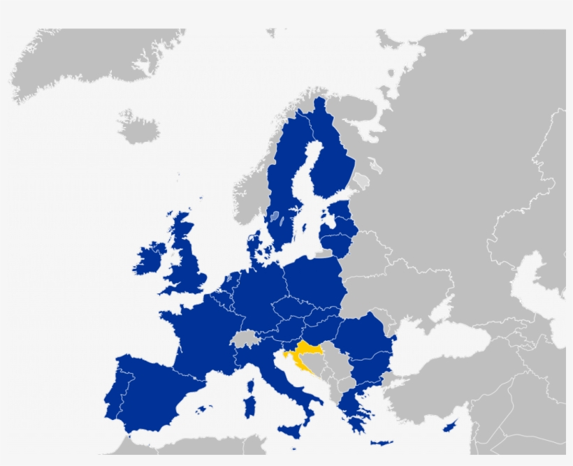 European Union Map 2013, transparent png