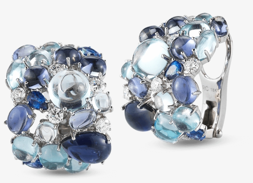 Shanghaiearrings With Topaz, Iolite, Sapphires And - Jewellery, transparent png