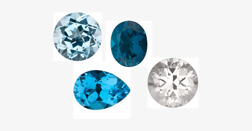 Topaz Group - Natural Fine Sky Blue Topaz - Round - Brazil - Top, transparent png