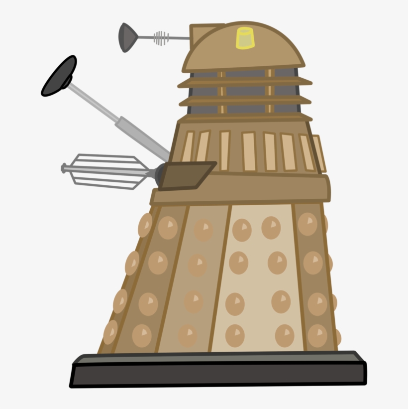 Dalek Vector Clipart Library Stock - Cartoon Dalek Transparent, transparent png