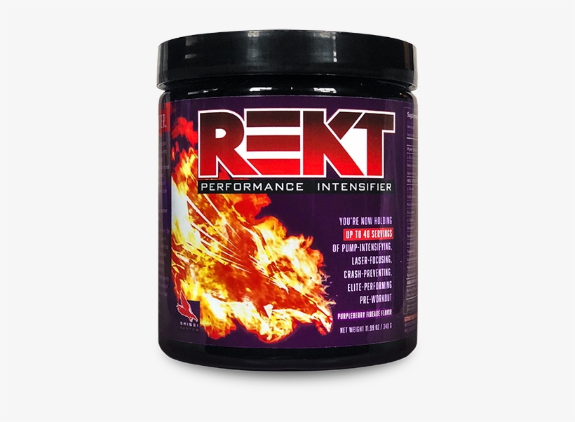 Rekt Preworkout Performance Optimizer, transparent png