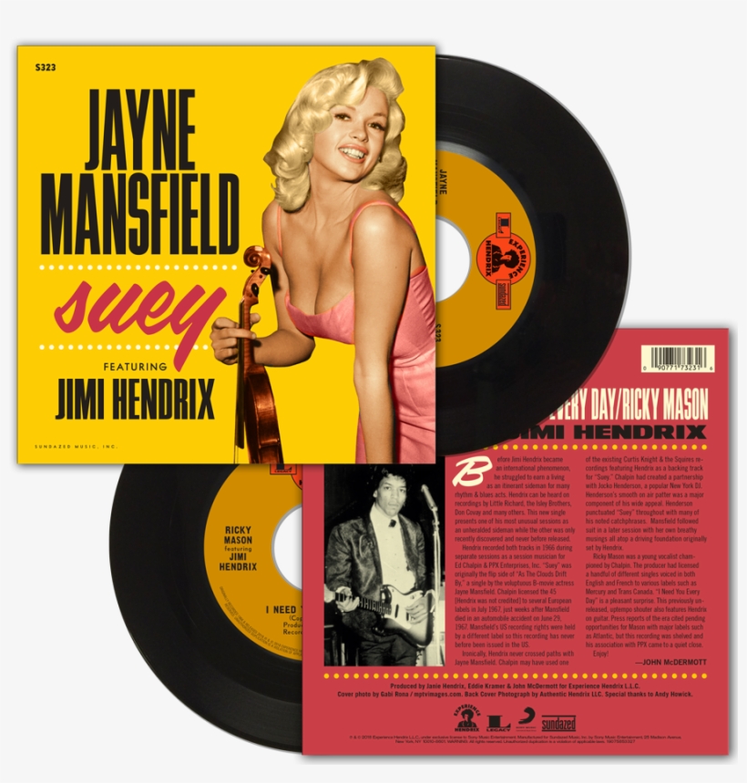 Suey / I Need You Every Day - Jayne Mansfield, transparent png