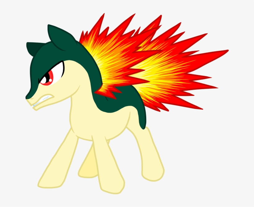 Nukeleer, Crossover, Pokémon, Ponified, Safe, Typhlosion - Cartoon, transparent png