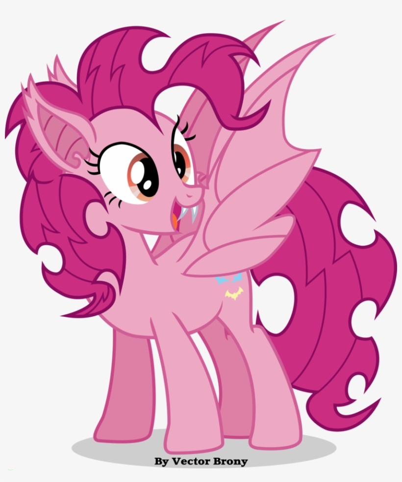 Drawn Bat Pinkie Pie - My Little Pony Pinkie Bat, transparent png