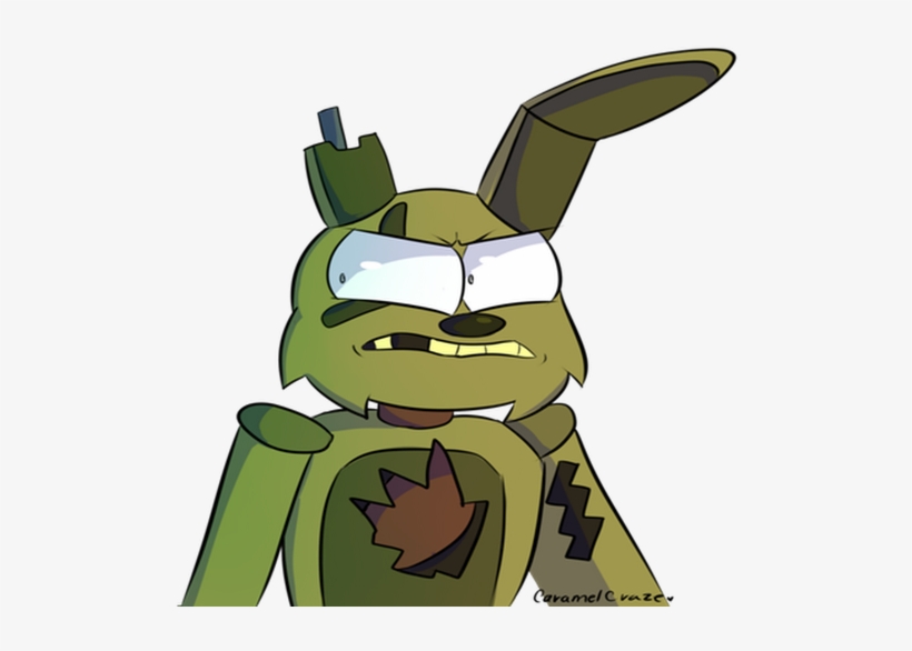 Any New Questions Or Dares (art By Ca - 5am At Freddy's Springtrap, transparent png
