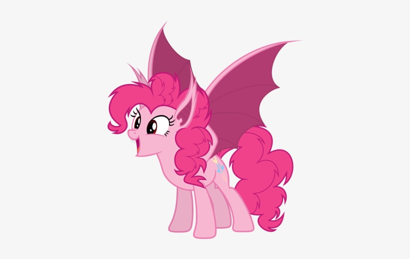 Vampire Pinkie Pie - My Little Pony Pinkie Bat - 400x444 PNG Download ...