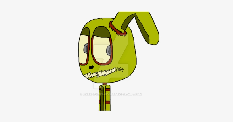 Springtrap By Darkadversary987 - Cartoon, transparent png