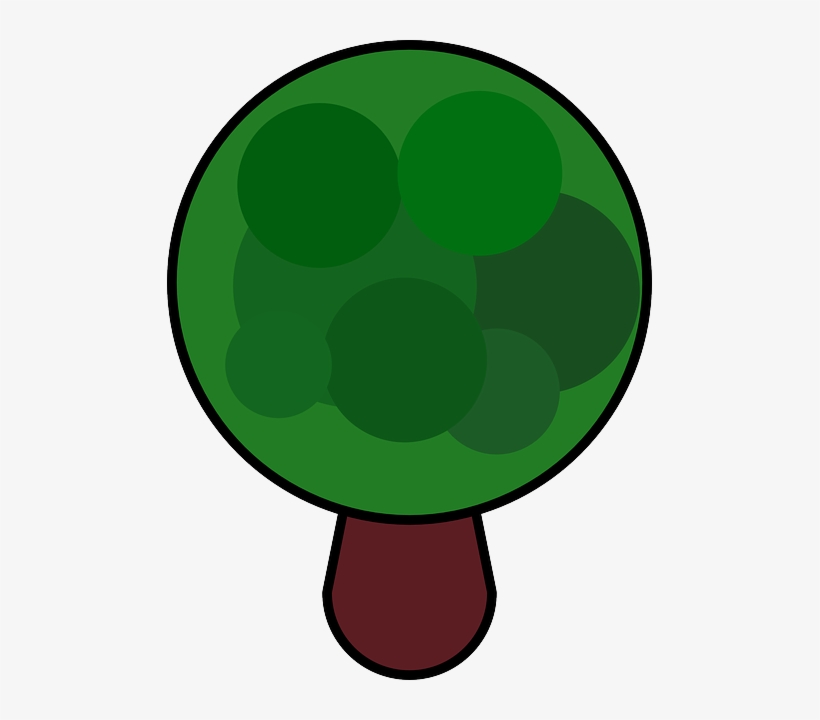 Tree, Round, Plant, Circles, Comic, Stupid, Circle - Lambang Tut Wuri Handayani, transparent png