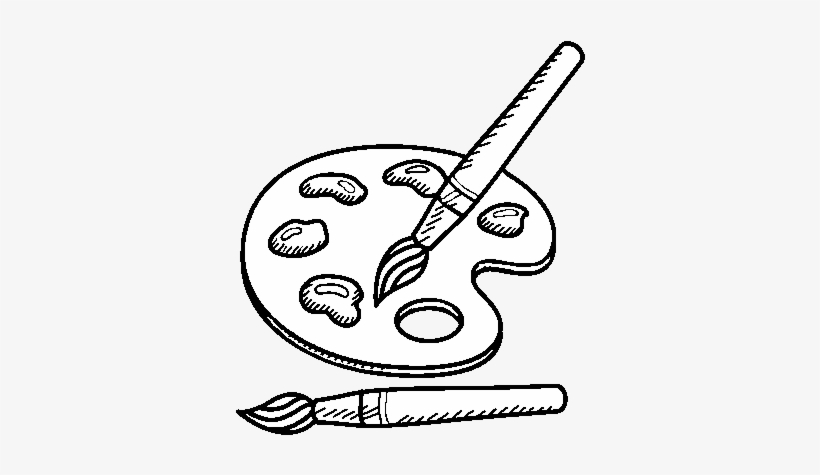 Dibujo De Clase De Pintura Para Colorear - Dibujo Y Pintura Para Colorear, transparent png