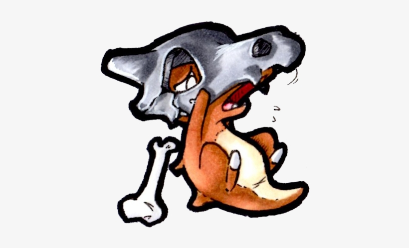 Cubone - Cartoon, transparent png